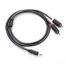 UGREEN AV102 10514 Cabo de áudio macho para RCA de 3,5 mm 10 m cinza