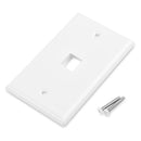SATRA 111020101 Faceplate 1 Punto Placa de Pared PVC Simple