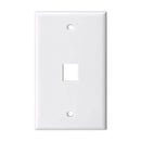 SATRA 111020101 Faceplate 1 Punto Placa de Pared PVC Simple