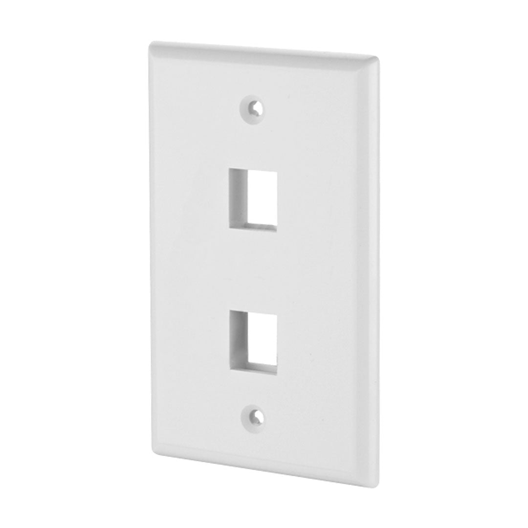 KONEXXION 7211020201 Faceplate Placa de Pared Simple 2 Puntos