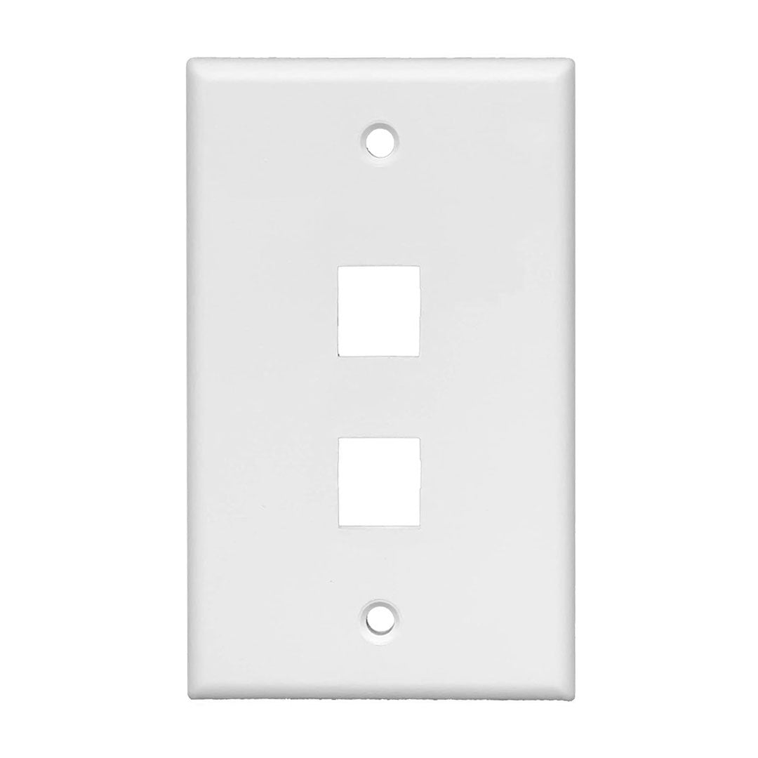 KONEXXION 7211020201 Faceplate Placa de Pared Simple 2 Puntos