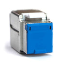 SATRA 111090004 20-PACK Tapa Protectora de Color para Jack Cat6A Modular Azul