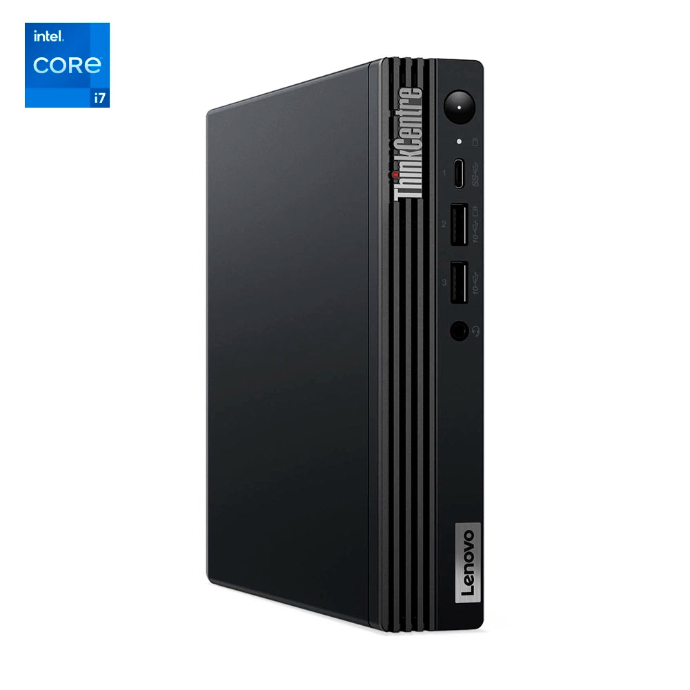 LENOVO 12E40017LS ThinkCentre M70q Gen 4 Computadora Intel Core i7-13700T 4.9GHz 16GB DDR5 512GB SSD Windows 11 Pro