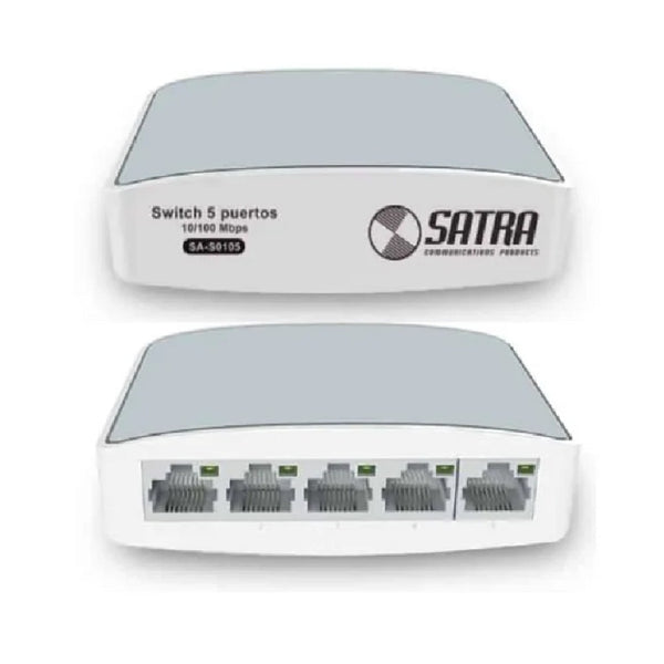 SATRA 1401050000 Switch 5 puertos 10/100