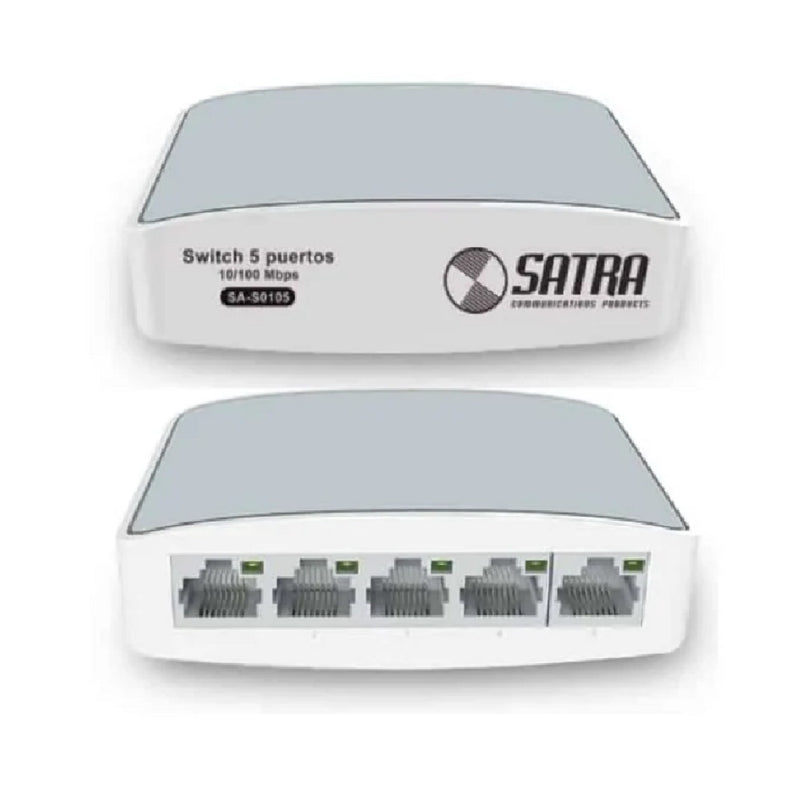 SATRA 1401050000 Switch 5 puertos 10/100