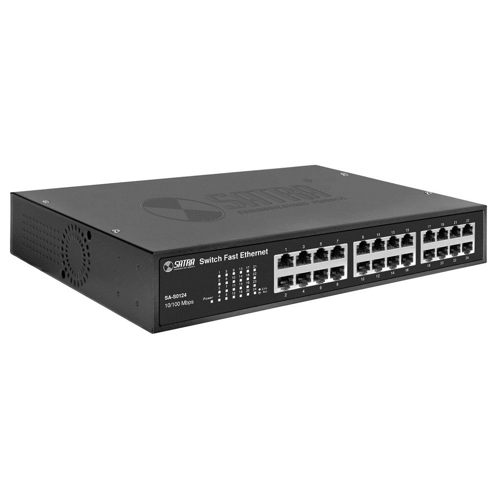 SATRA 1401240000 Swtich 24 Puertos 10/100Mbps Rackeable