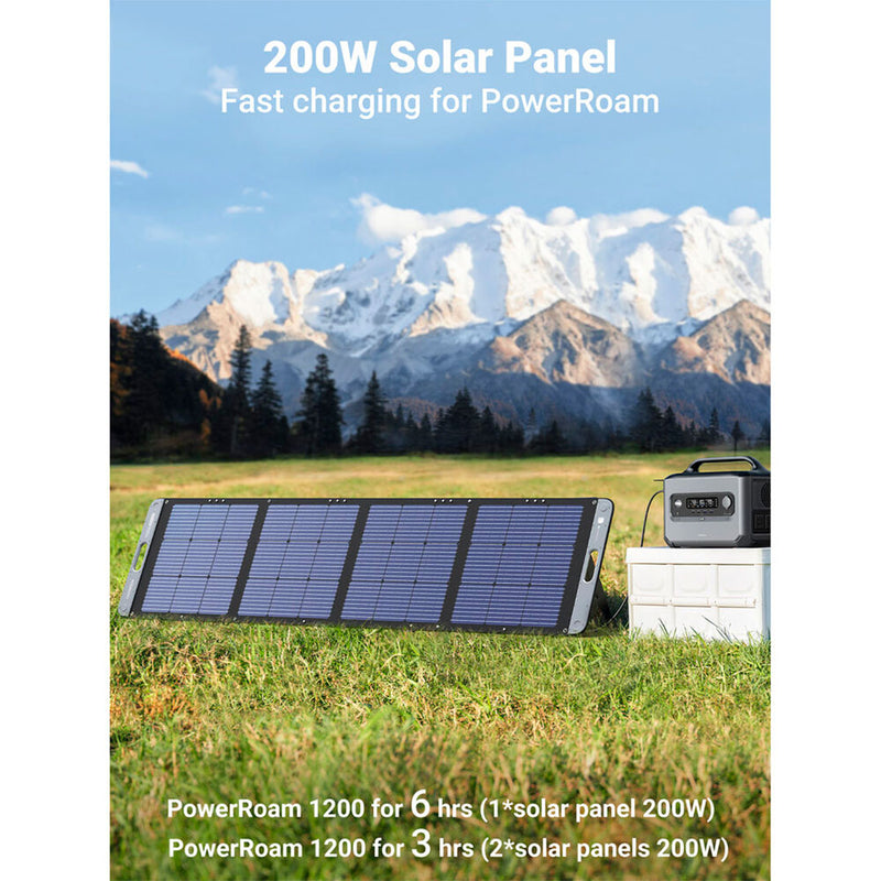 UGREEN SC200 15114 Panel solar plegable 200w para estación de energía portátil, alta eficiencia