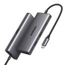 UGREEN CM498 15531 Adaptador HUB USB-C 7 em 1 para 2 portas USB-A 3.2, USB-C 3.2, SD/TF, PD