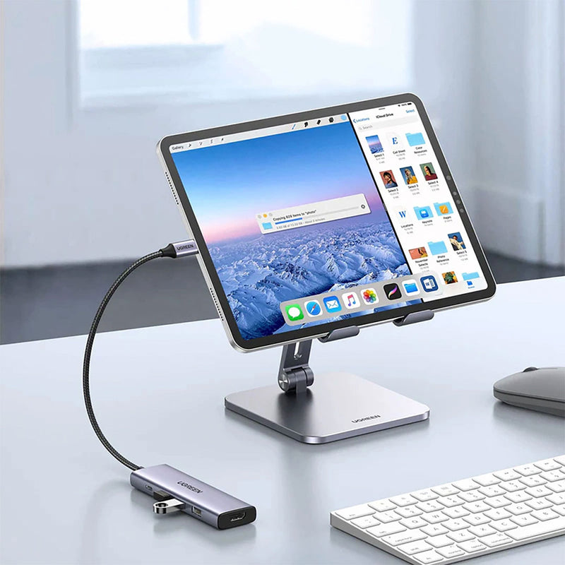 UGREEN CM511 15597 5-in-1 USB-C HUB Adapter, 4K HDMI at 60Hz, 3 USB-A 3.0 Data Ports