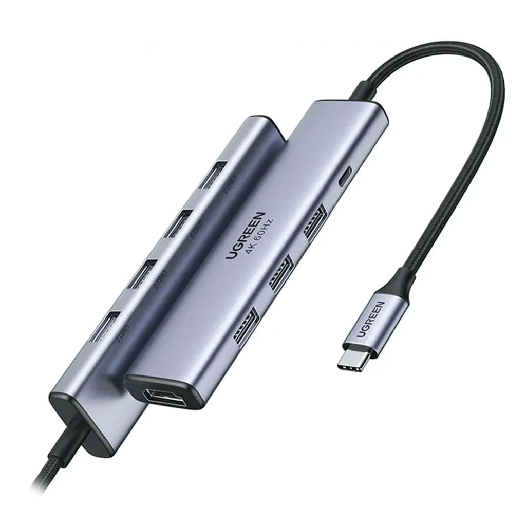 UGREEN CM511 15597 Adaptador HUB 5 En 1 De USB C A HDMI USB A PD ugreen-cm511-15597-adaptador-hub-5-en-1-de-usb-c-a-hdmi-usb-a-pd