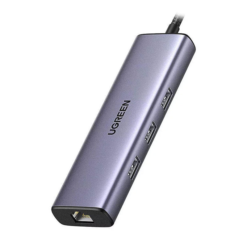 UGREEN CM512 15598 Adaptador HUB Ethernet Gigabit USB C 6 en 1 Revodok, HDMI 4K
