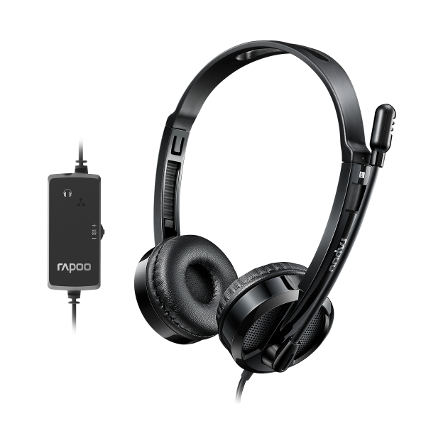 RAPOO H120 Audifonos estereo con microfono y conexion USB