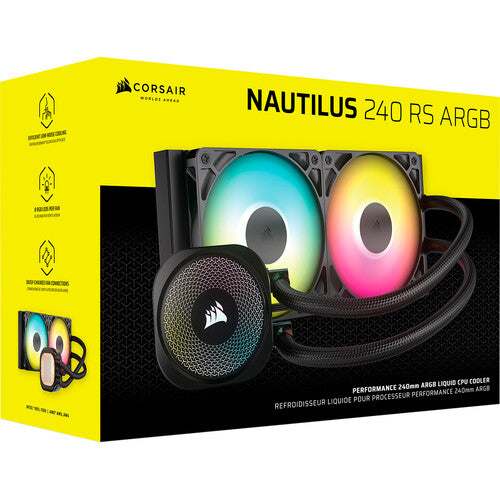 CORSAIR NAUTILUS 240 RS ARGB Ventilador Refrigeración Líquida de CPU