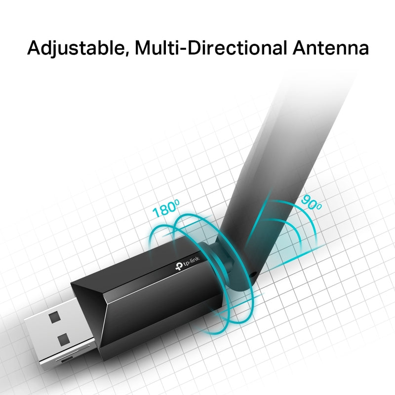 TP-LINK ARCHER T2U PLUS Adaptador USB inalámbrico WIFI 5 AC600 Doble banda