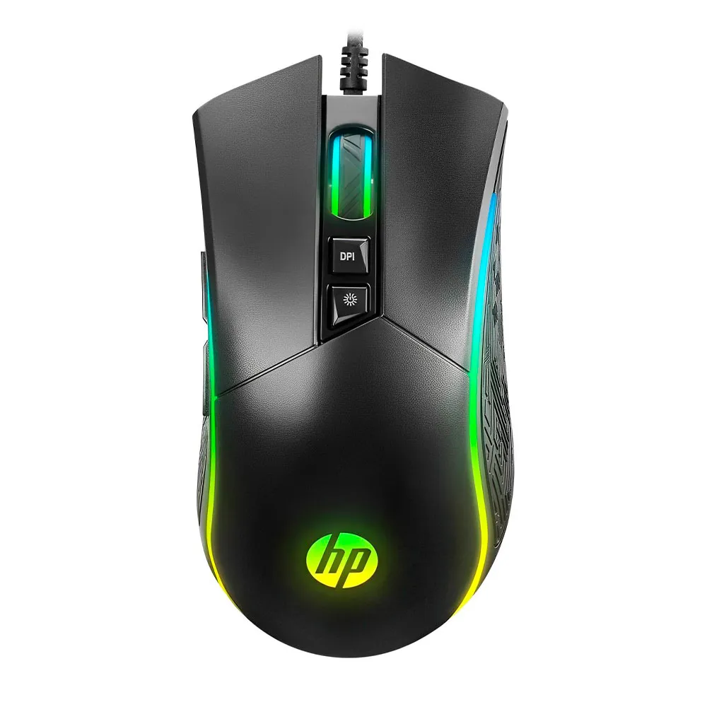HP M220 1QW51AA Mouse Gamer RGB 7 botones 4800dpi USB