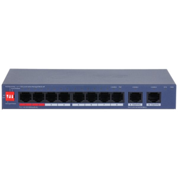 DAHUA CS4010-8ET2GT-110 Switch 10 Puertos Con 8 Puertos PoE
