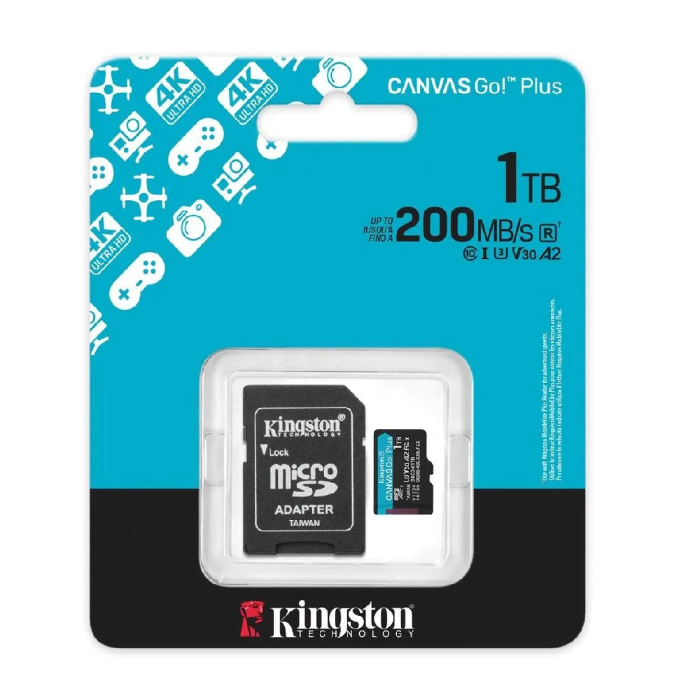 KINGSTON SDCG4/1TB CANVAS GO PLUS Memoria MicroSD 1TB