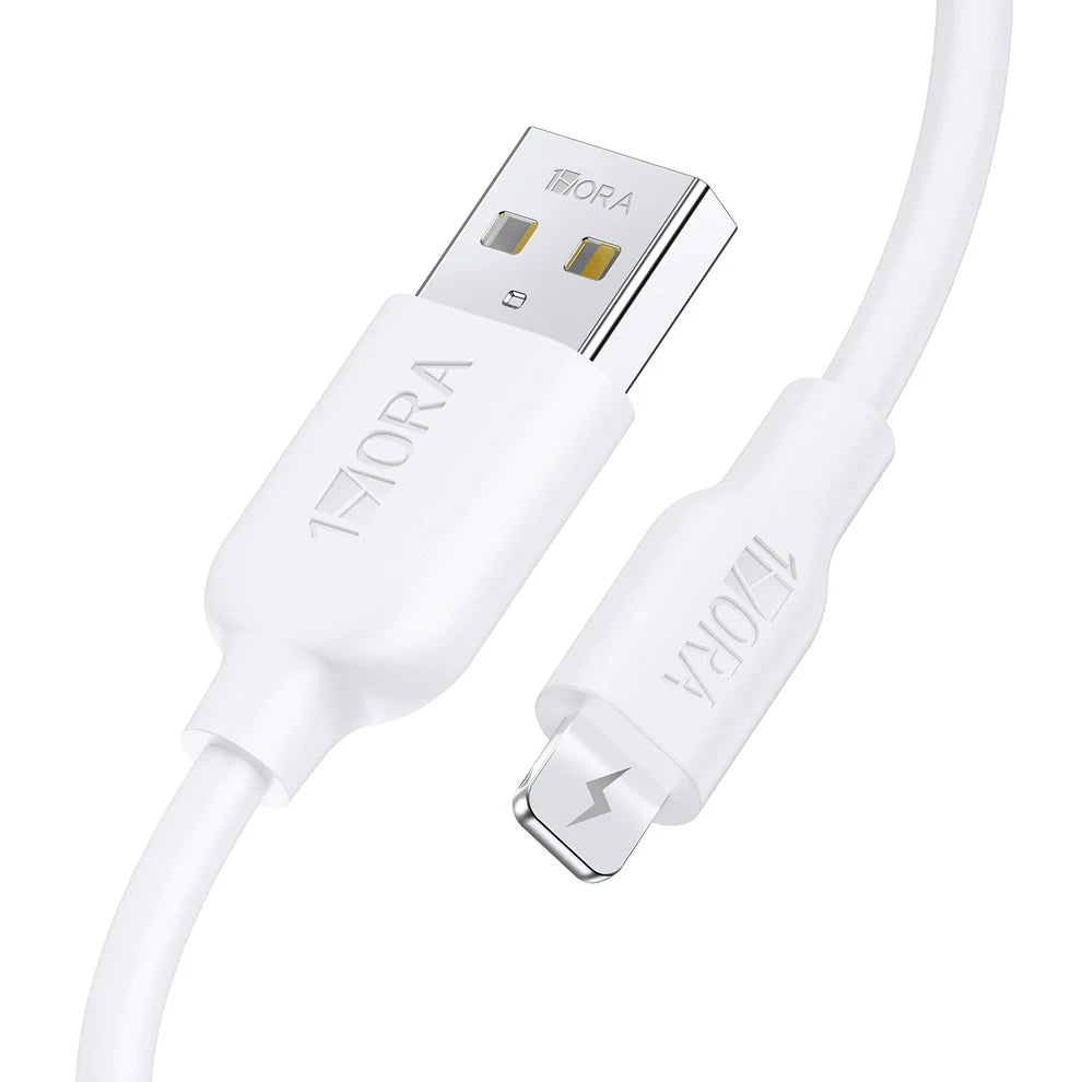 1HORA CAB238-W Cable USB-A a Lightning PVC 1m