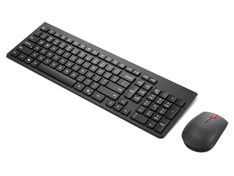 LENOVO Essential LA Spanish 171 Teclado + Mouse Inalámbrico Gen2 Sin Bateria Negro 4X31R64500