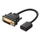 Adaptador UGREEN 20136 HDMI macho para DVI fêmea