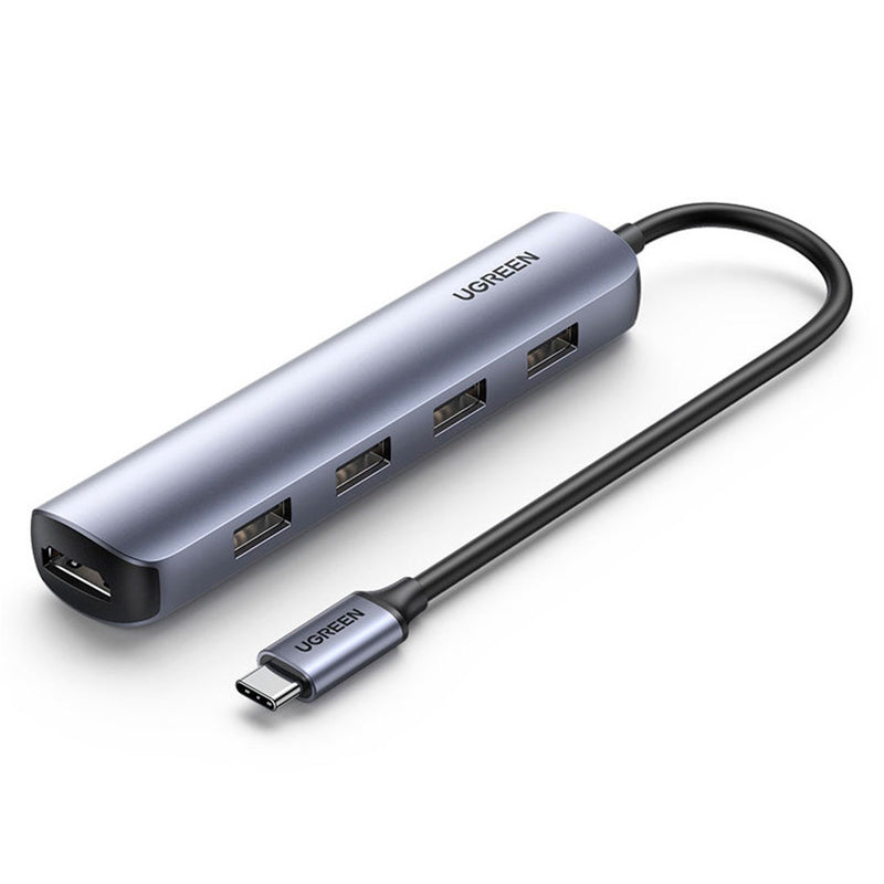 UGREEN CM417 20197 Adaptador 5 em 1 USB-C para 4USB 3.0 Multiporta