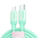 Cabo de dados de carregamento Lightning USB-C UGREEN US387 20308, 3A, verde