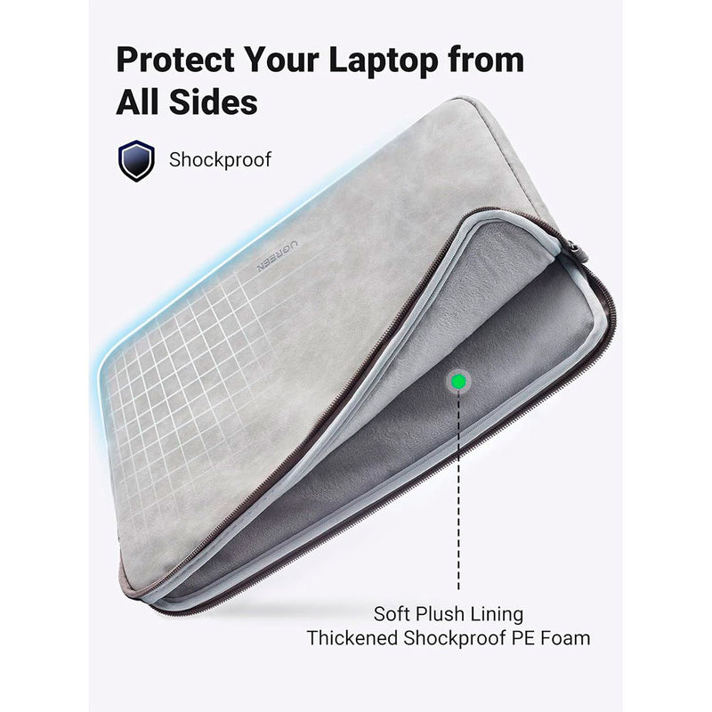 UGREEN LP187 20476 Grey Laptop Briefcase for 14-14.9 inch Laptop, lP187