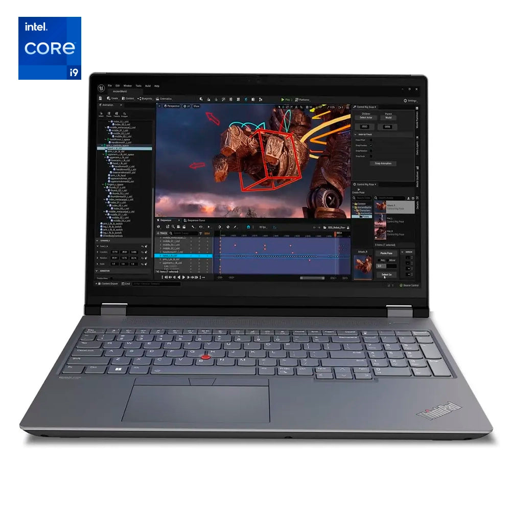 LENOVO ThinkPad P16 Gen 2 Laptop 16" WUXGA IPS Intel Core i9 13980HX 5.6GHz 32GB DDR5 1TB SSD Windows 11 Pro 21FB000KLM