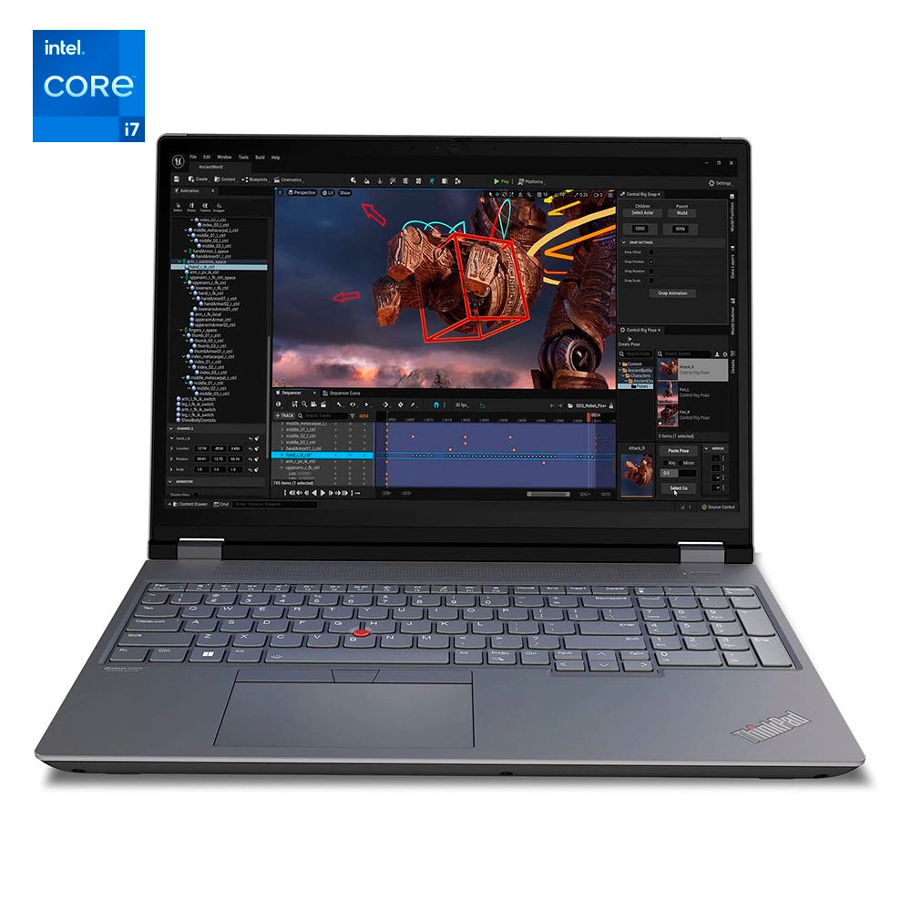 LENOVO 21FB000RLM ThinkPad P16 Gen 2 Laptop 16" WUXGA IPS Intel Core i7-13700HX 5.0GHz 16GB DDR5 1TB SSD Windows 11 Pro