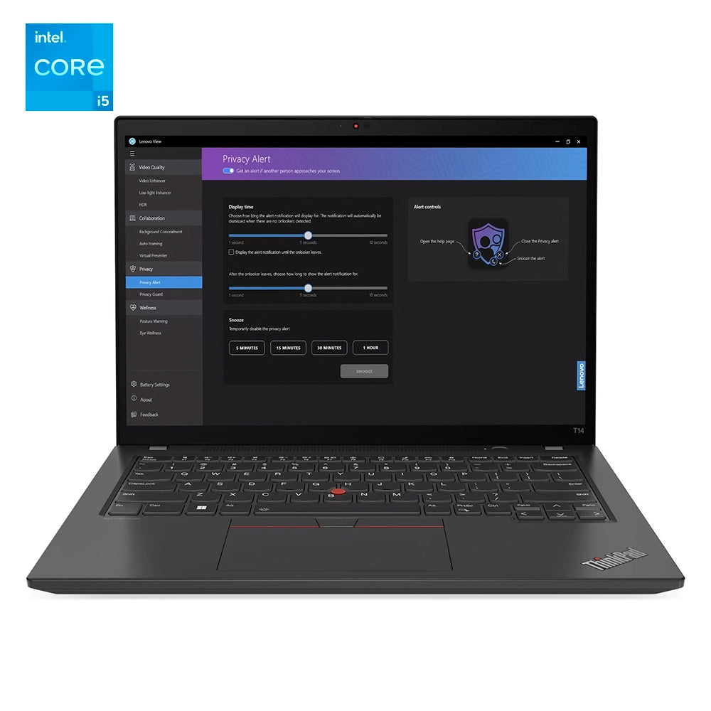 LENOVO 21HE000XLM ThinkPad T14 Gen 4 Laptop 14" WUXGA IPS Intel Core i5-1335U 4.6GHz 8GB DDR5 512GB SSD Windows 11 Pro
