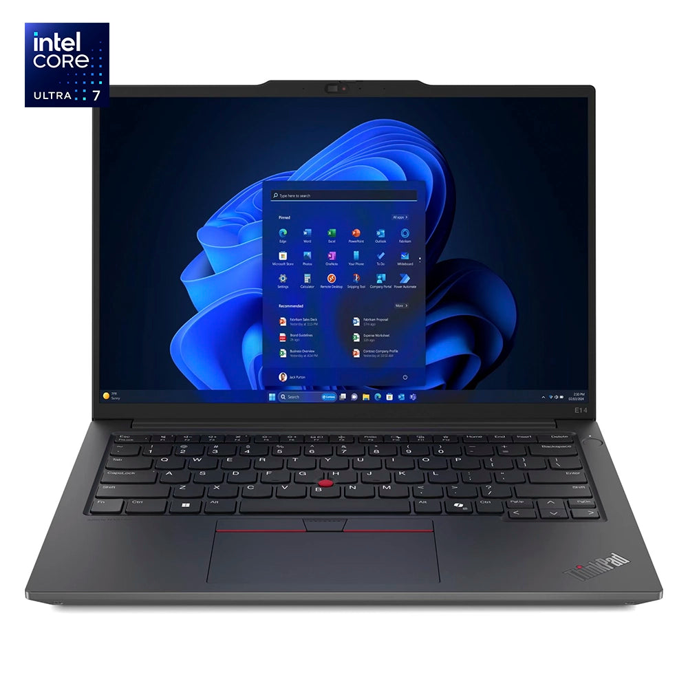 LENOVO ThinkPad E14 Gen 6 Laptop 14" WUXGA IPS Intel Core Ultra 7 155H 4.8GHz 16GB DDR5 512GB SSD Windows 11 Pro 21M8001KLM
