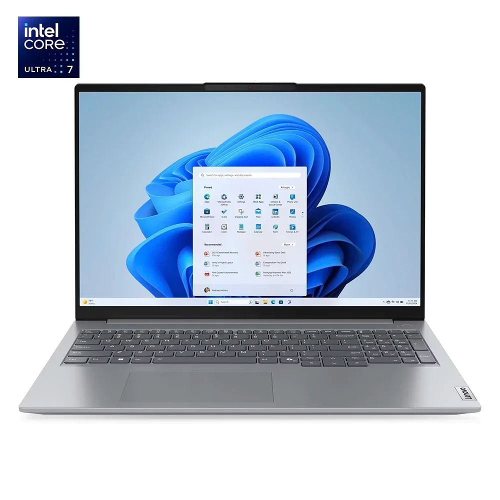 LENOVO ThinkBook 16 de 7ma Gen Laptop 16" Intel Ultra 7 155h 4.8GHz 16Gb DDR5 1Tb SSD Windows 11 Home 21MS00D6LM