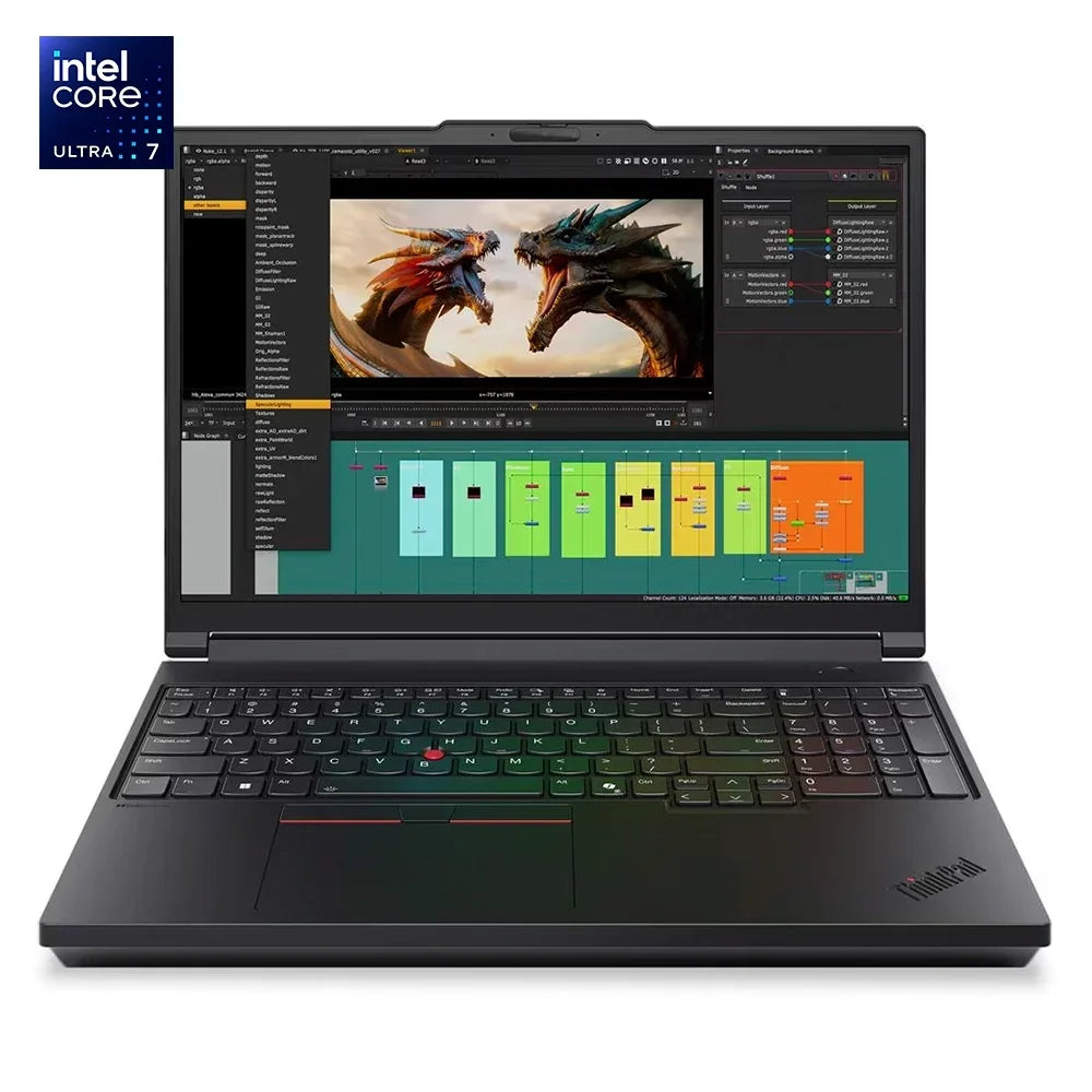 LENOVO ThinkPad P16 Gen 3 Laptop 16" WUXGA IPS Intel Core Ultra 7 255HX 5.2GHz 1TB SSD Windows 11 Pro 21RR0006LM
