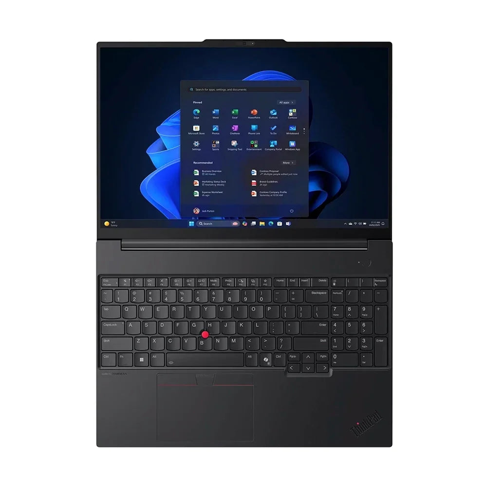 LENOVO ThinkPad E16 Gen 3 Laptop 16" WUXGA IPS Intel Core Ultra 5 225U 4.8GHz 16GB DDR5 512GB SSD Windows 11 Pro 21SS000DLM