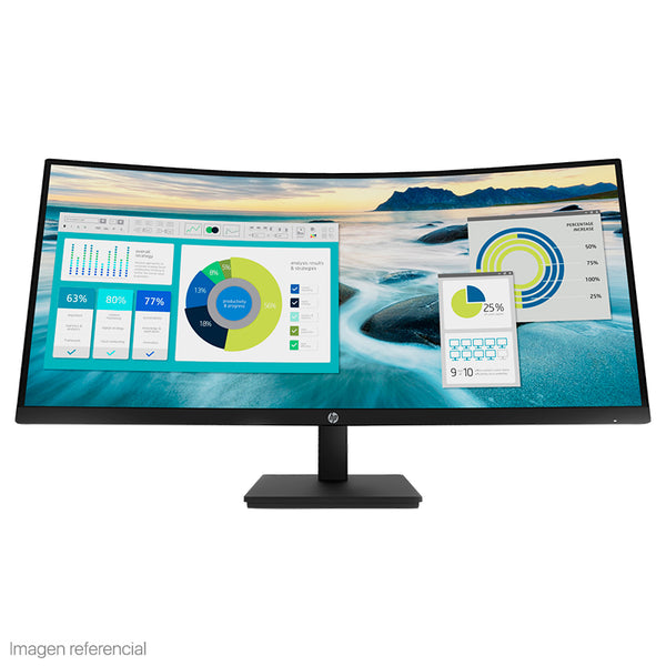 HP 21Y56AA#ABA HP P34hc G4 Monitor WQHD VA USB-C Curvo 34" HDMI DP USB-A Color Negro. 