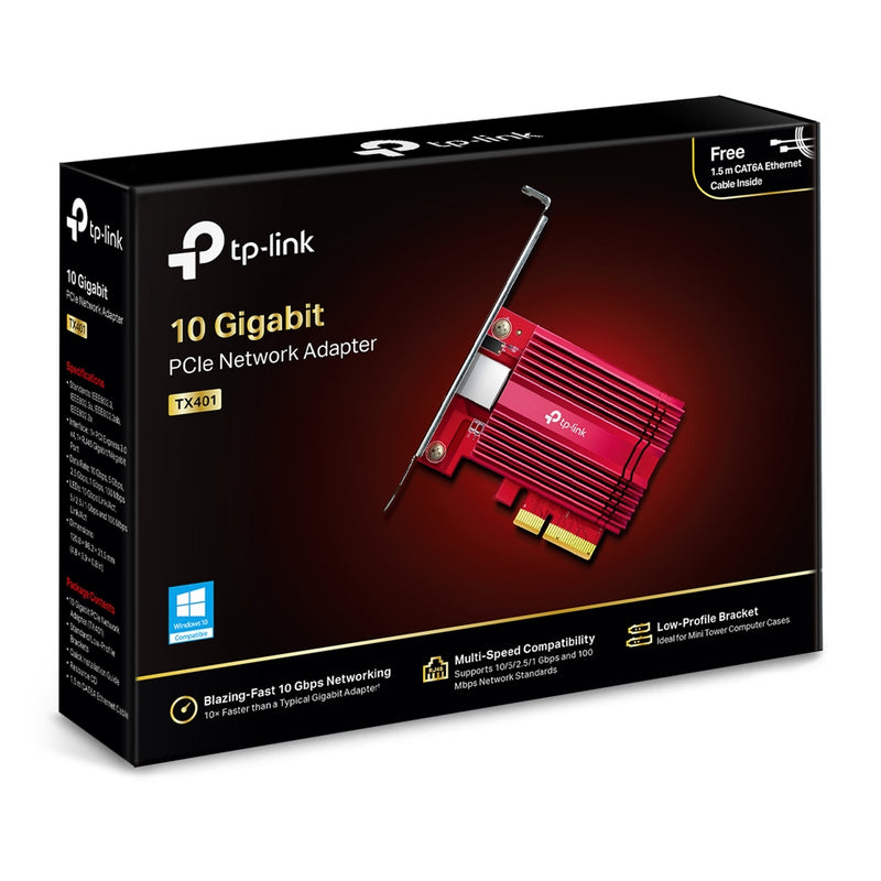 TP-LINK TX401 Adaptador de red PCI Express 10Gbps