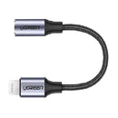 Adaptador de áudio UGREEN US211 30756 MFi Lightning para 3,5 mm
