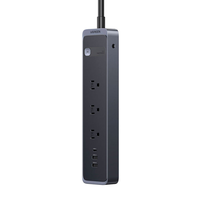 UGREEN S731 25353 Regleta protector contra sobretensiones 3 NEMA 5-15R, 1 USB-C PD, 2 USB-A