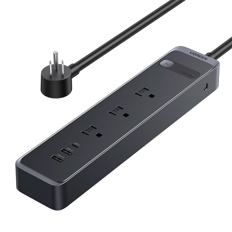 UGREEN S731 25353 Regleta protector contra sobretensiones 3 NEMA 5-15R, 1 USB-C PD, 2 USB-A