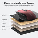 UGREEN MU006 25752 Mouse Inalámbrico 2.4Ghz BT Ergonómico Rojo