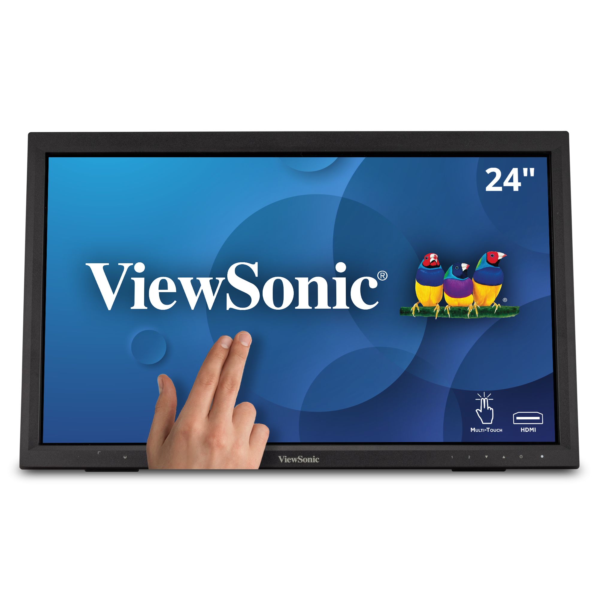 ViewSonic TD2423D Monitor 24" Full HD 1080p IPS Multitáctil HDMI DP y VGA