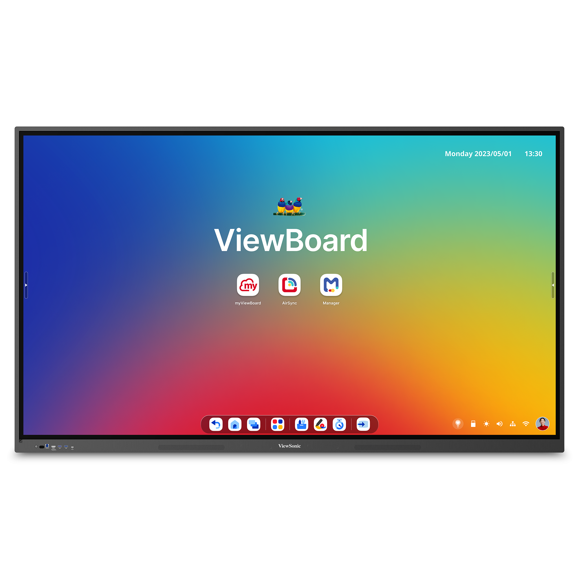 ViewSonic IFP8634 ViewBoard  Pantalla interactiva 4K de 86" pulgadas con Android 14 EDLA