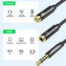 Cabo divisor de áudio UGREEN AV141 30619, macho de 3,5 mm para 2 portas fêmeas