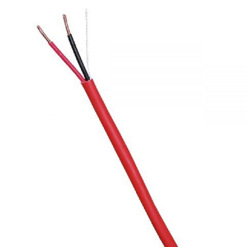 NHT WIRE AWGUSH18LSZH2C Cable sólido para incendio FPLR 2x18 LSZH SIN APANTALLAR x 305m