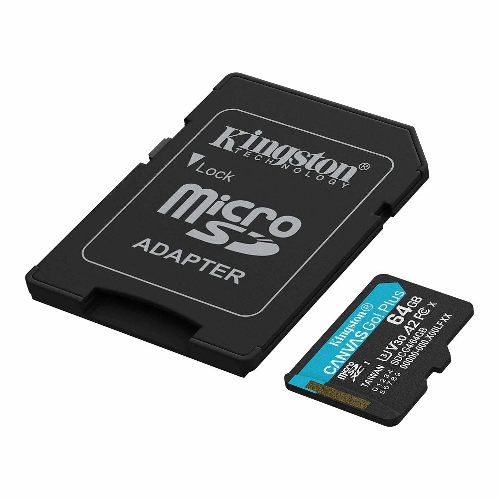 KINGSTON SDCG4/64GB CANVAS GO PLUS Memoria MicroSD 64GB