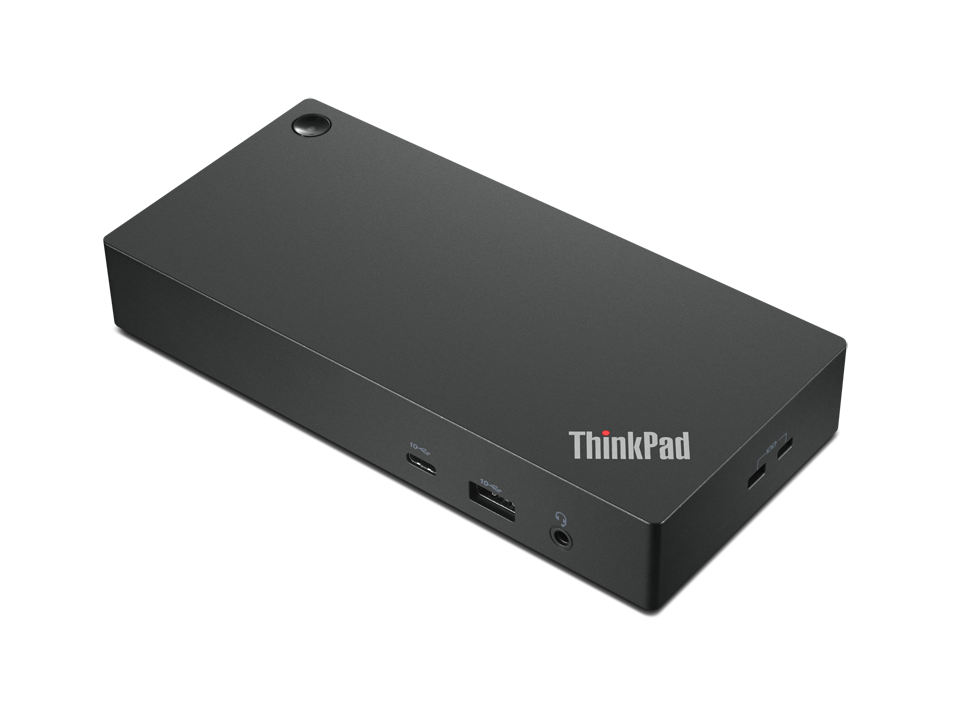 LENOVO ThinkPad 40AY0090US Base de Conexión Universal USB-C 3 Monitores 4K HDMI 2xDP