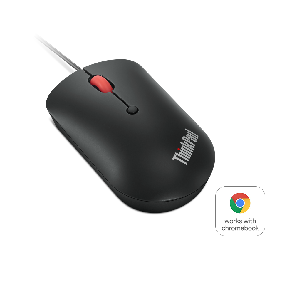 LENOVO ThinkPad Mouse Compacto Ambidiestro Sensor Optico 2400 DPI Interfaz USB-C  4Y51D20850