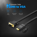 UGREEN MM101 30449 Cable Adaptador HDMI a VGA 1.5m