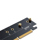 Adaptador UGREEN CM465 30715 PCIe NVMe, M.2 SSD M Key e M+B Key para PCIe 4.0, placa com slot X4 X8 X16 e dissipador de calor