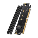 Adaptador UGREEN CM465 30715 PCIe NVMe, M.2 SSD M Key e M+B Key para PCIe 4.0, placa com slot X4 X8 X16 e dissipador de calor